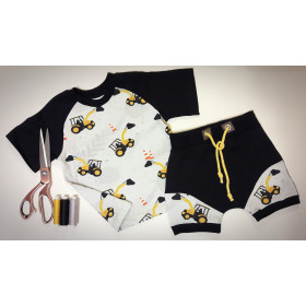 KOPARKI - single jersey z elastanem 