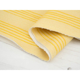 PIĘCIOLINIA (Ptasie trele) / miodowy - Jersey wiskozowy WE210