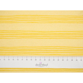 PIĘCIOLINIA (Ptasie trele) / miodowy - Jersey wiskozowy WE210