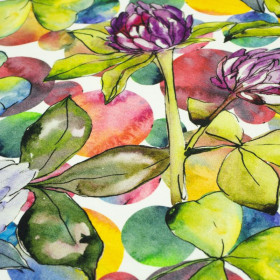 AKWARELOWE KONICZYNY - single jersey z elastanem TE210