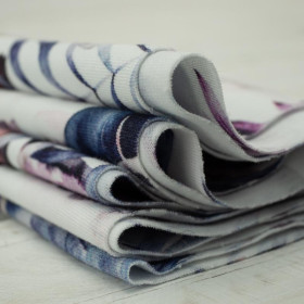 AKWARELOWE LIŚCIE 2.0 - Jersey wiskozowy WE210