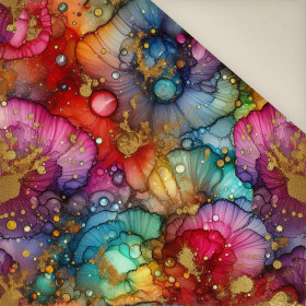 alcohol ink wz.17 RAINBOW- Welur tapicerski