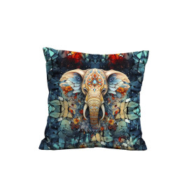 PODUSZKA 45X45 - ANIMALS CRACKED wz.3 (elephant) - zestaw do uszycia