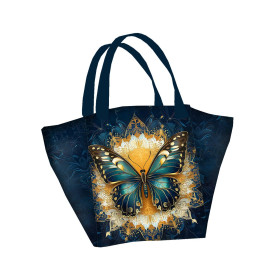 Torba XL z saszetką 2 w 1 - ANIMALS MANDALA wz.13  - zestaw do uszycia