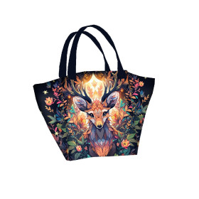 ANIMALS MANDALA wz.2 - PANEL (60cm x 50cm) dzianina pętelkowa z elastanem ITY