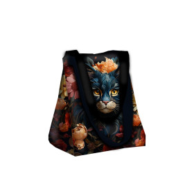 Torba XL z saszetką 2 w 1 - ANIMALS MANDALA wz.7  - zestaw do uszycia