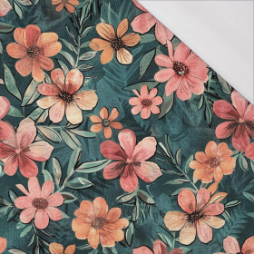 AUTUMN FLOWERS WZ. 1 - single jersey 