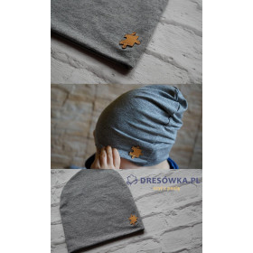 Czapka "Smerfetka" - PRZECIERANY JEANS (niebieski) / Rozmiar do wyboru