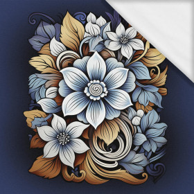 BOUQUET OF FLOWERS WZ.2 - panel (60cm x 50cm)- single jersey z elastanem ITY