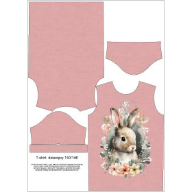 T-SHIRT DZIECIĘCY - BABY BUNNY - zestaw do uszycia (92/98)