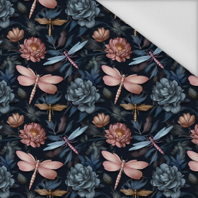 Butterfly & Flowers wz.3 - tkanina wodoodporna