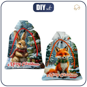 Woreczki prezentowe - CHRISTMAS ANIMALS 2 - zestaw do uszycia