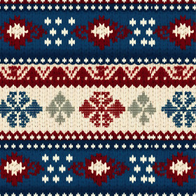 CHRISTMAS SWEATER wz.10- single jersey z elastanem ITY