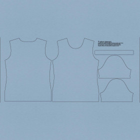 T-SHIRT DZIECIĘCY - B-06 - SERENITY / błękitna - single jersey