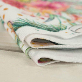 ANANASOWY DRINK - dresówka pętelkowa