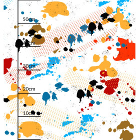 SPECKS (BEAR SPECKS) - PANEL (75cm x 80cm) lycra 300g