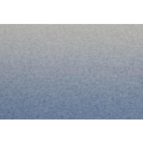 OMBRE / ACID WASH - niebieski (szary) - panel, dzianina pętelkowa 