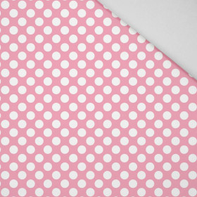 GROSZKI BIAŁE / różowy - Panama 220g