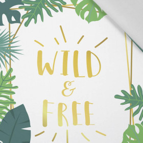 LIŚCIE (WILD & FREE) - panel tkanina bawełniana