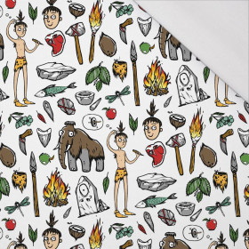 JASKINIOWCY / biały - single jersey z elastanem 