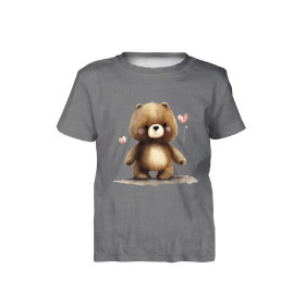 T-SHIRT DZIECIĘCY - VALENTINE'S DAY / BEAR - zestaw do uszycia