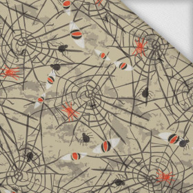 HALLOWEEN PAJĘCZYNA OCZY - dresówka pętelkowa SP250