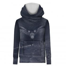BLUZA Z KAPTUREM UNISEX "HYDRA" (122/128) - SNYKOSZ - zestaw do uszycia