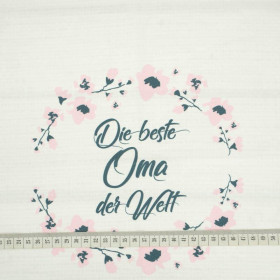 PANEL PODUSZKOWY - Die beste Oma der Welt/ płótno - HOME DECOR PREMIUM