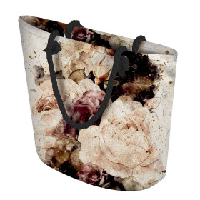 TORBA SHOPPER - WATERCOLOR FLOWERS WZ. 4 - zestaw do uszycia