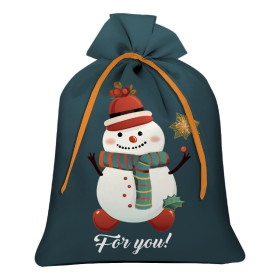 Woreczki prezentowe - SNOWMAN - zestaw do uszycia