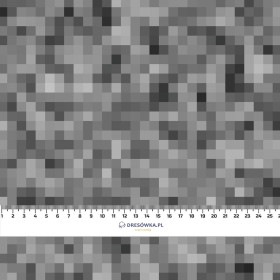 PIKSELE WZ. 2 / szary - lekka dzianina drapana