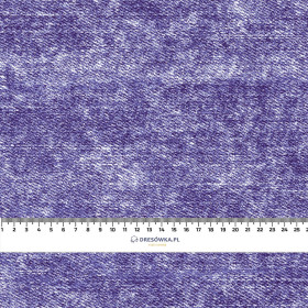 PRZECIERANY JEANS (Very Peri) - single jersey z elastanem 