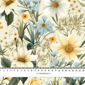 SPRING FLOWERS WZ. 3- Welur tapicerski