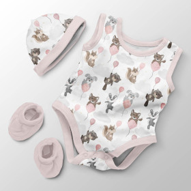 ZWIERZAKI W CHMURACH WZ. 1 - Muślin bawełniany