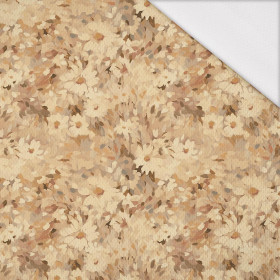 BEIGE / FLOWERS - Dzianina sportowa Łezka 