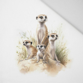 WATERCOLOR MEERKAT - PANEL (60cm x 50cm) Panama 220g