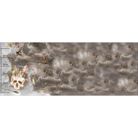 CZASZKA (MAGIC) - panel (60cm x 155cm) dzianina pętelkowa 