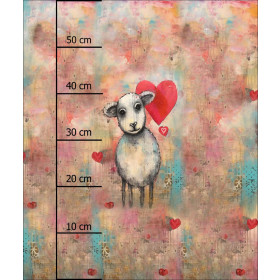 SHEEP PORTRAIT - panel (60cm x 50cm)