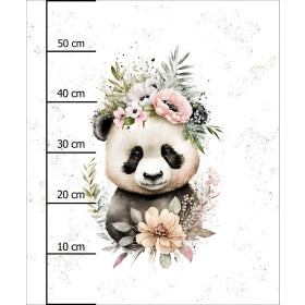 BABY PANDA - PANEL (60cm x 50cm) tkanina bawełniana