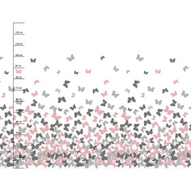 MOTYLKI RÓŻ - panel sukienkowy
