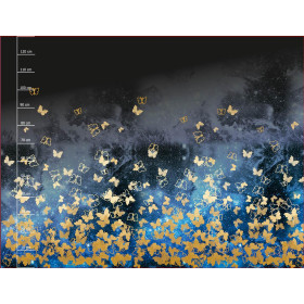 MOTYLKI / złoty - panel sukienkowy