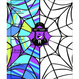 WEDNESDAY WZ. 17 - PANEL (60cm x 50cm) tkanina bawełniana