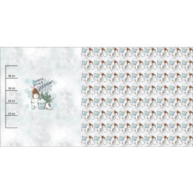 I WANNA BUILD A SNOWMAN (ZIMA W MIEŚCIE) - PANEL PANORAMICZNY (80cm x 155cm)