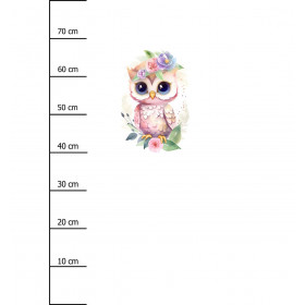 BABY OWL - PANEL (75cm x 80cm) lycra 300g