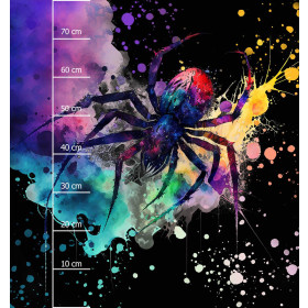 WATERCOLOR SPIDER - PANEL (75cm x 80cm) - Thermo lycra
