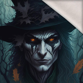 NECROMANCER - PANEL (75cm x 80cm) dzianina drapana z elastanem ITY