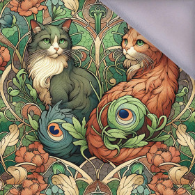 ART NOUVEAU CATS & FLOWERS WZ. 3 - softshell