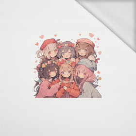 ANIME FRIENDS WZ. 2 - panel (75cm x 80cm) dzianina pętelkowa