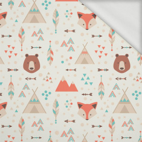 LISKI I MISIE - dresówka pętelkowa SP250