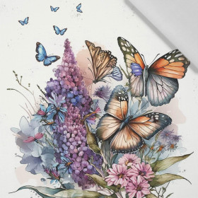 BEAUTIFUL BUTTERFLY WZ. 1 - panel (75cm x 80cm) tkanina bawełniana